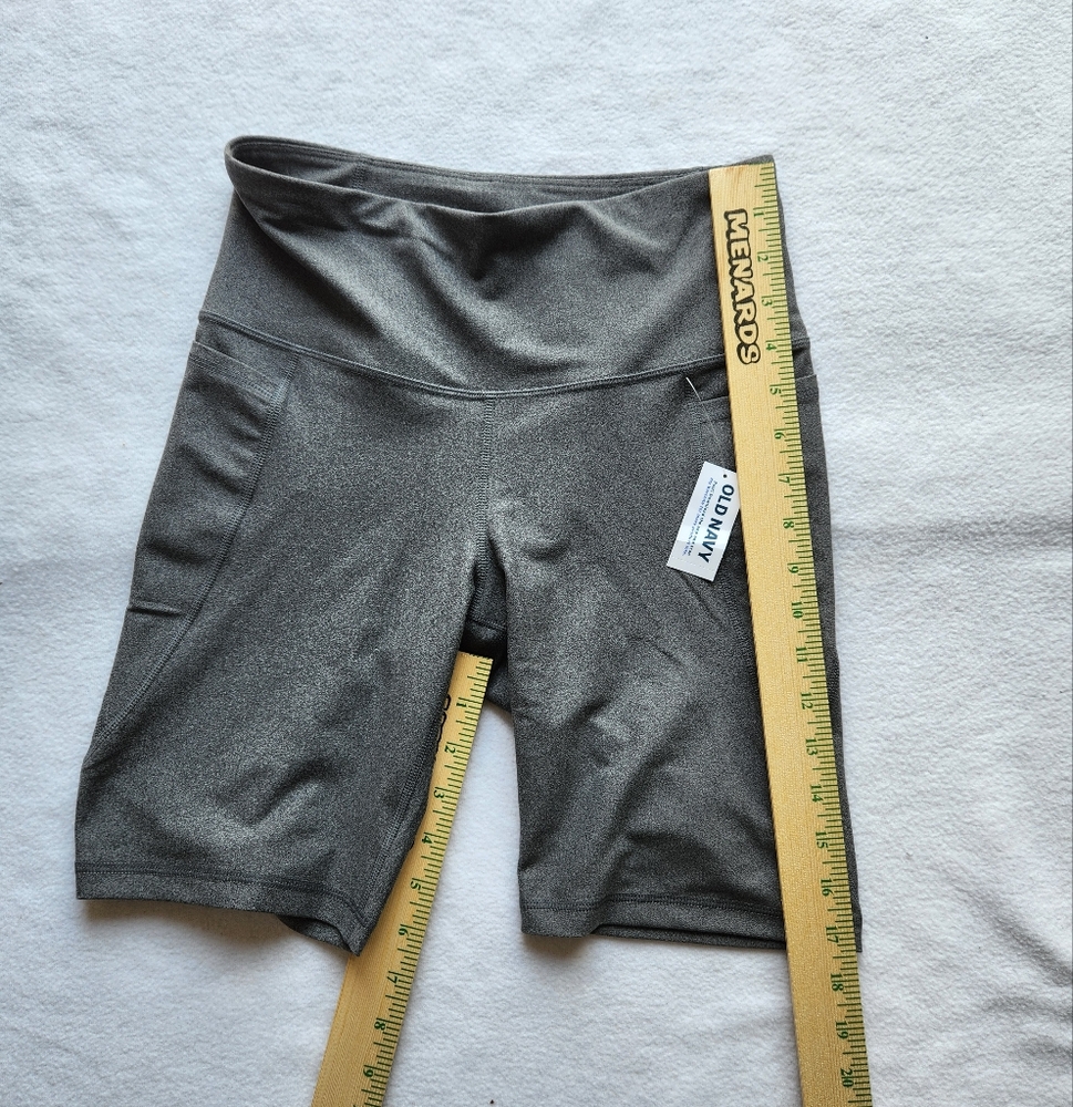 Old Navy Bike Shorts Dark Grey Heather